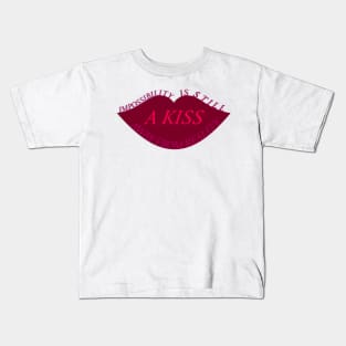 A kiss away from reality Kids T-Shirt